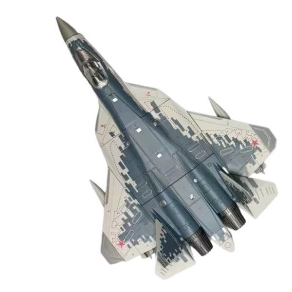 4 Avión de combate SU-57S a escala armable