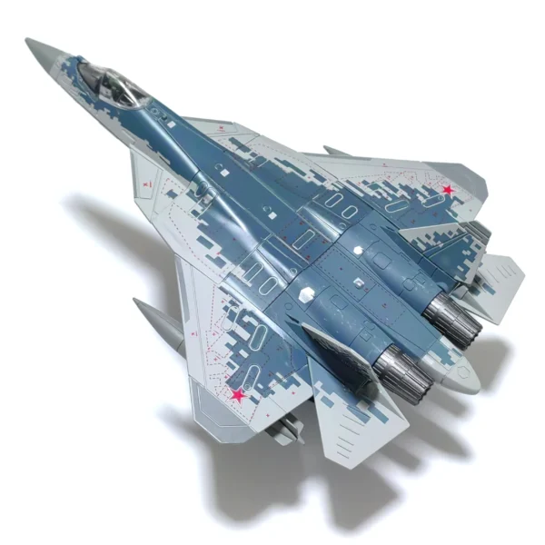 kf-S0f351fd6fa48495b8ef345897b095cc9U Avión de combate SU-57S a escala armable