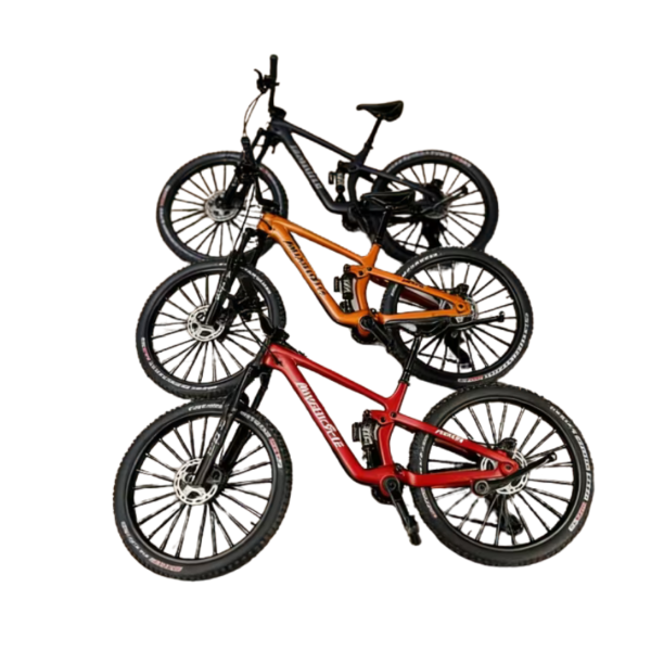 4 Bicicleta de montaña de aleación a escala 1:6