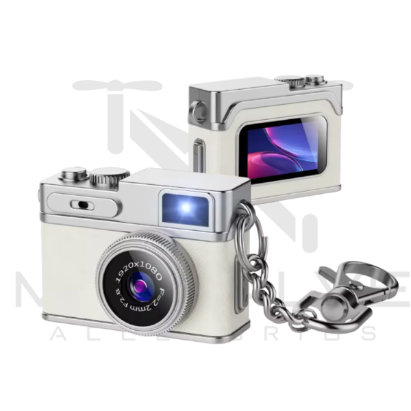 Mini cámara portátil Retro HD de 1080P con llavero
