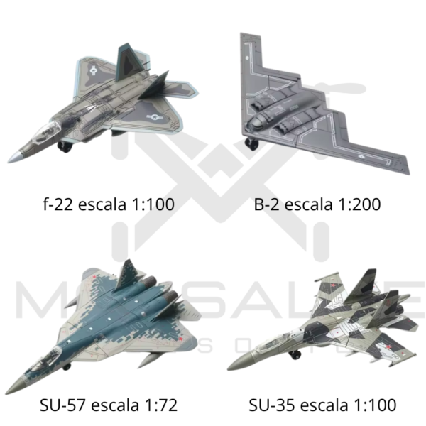 Aviones a escala armables modelos variados