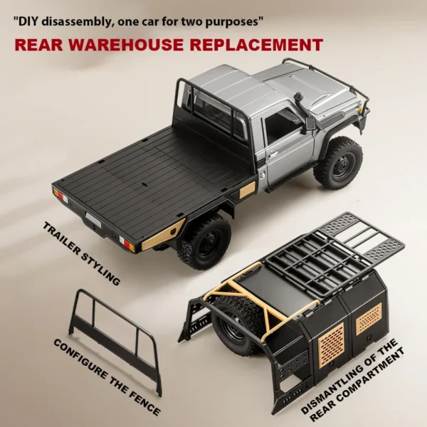 Camioneta Toyota todo terreno 4WD a control remoto