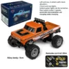 Mini camioneta todoterreno Monster truck RC 1/64, Control remoto