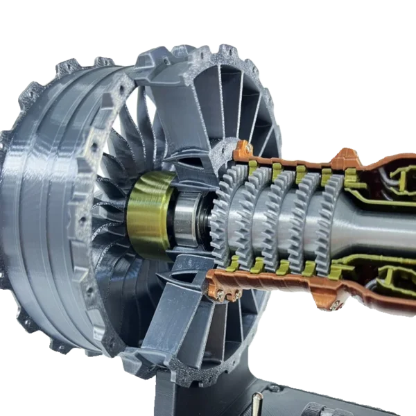 Modelo de motor Turbofan de simulación de alta precisión TR-900, 25CM (envío gratis) entrega de 8 a 21 días