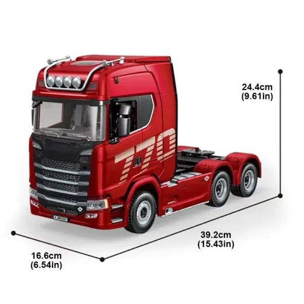 Tractomula con remolque a control remoto1/18 1501