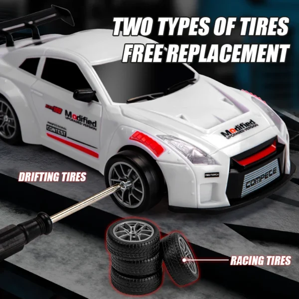 Carros de drift 4x4 a control remoto 20km/h con velocidad variable 1:24