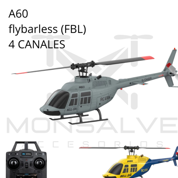 Helicóptero de Control remoto de cuatro canales A60