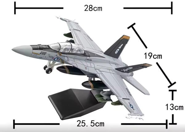 Avión armable F18 Super Hornet 1:72