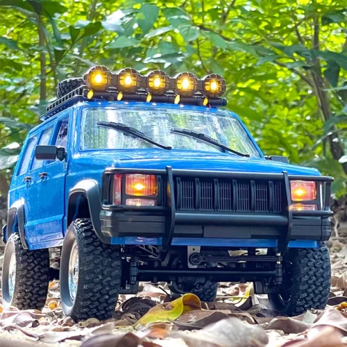 Mn78 1/12 Rc coche todoterreno 4x4 a escala completa Cherokee coche de Control remoto tracción en las cuatro ruedas coche de escalada Rc vehículo de juguete