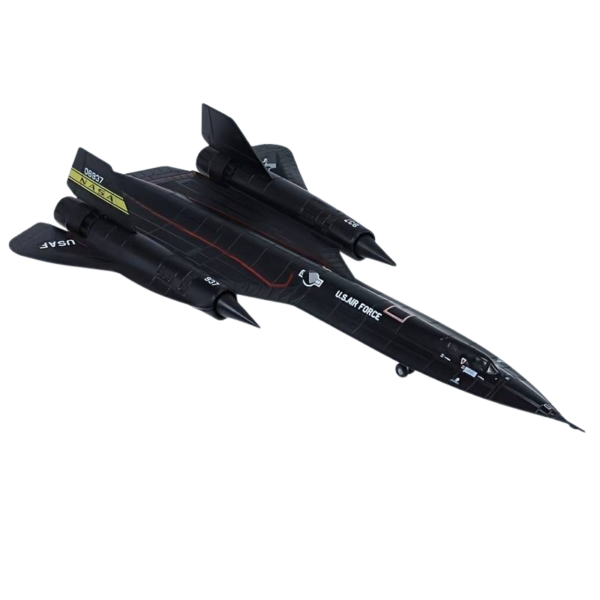20 CM7.87 INCH (8) Avión SR71 Blackbird a escala 1/144