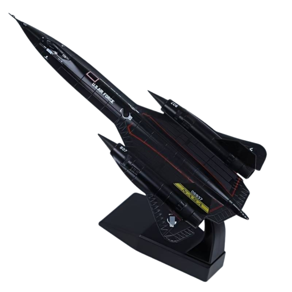 20 CM7.87 INCH (9) Avión SR71 Blackbird a escala 1/144