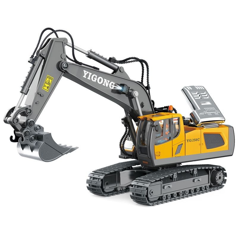Excavadora RC realista escala 1:20