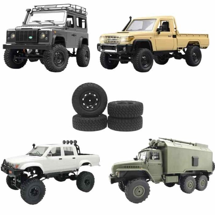 3 Set de 4 Llantas de 73mm para RC