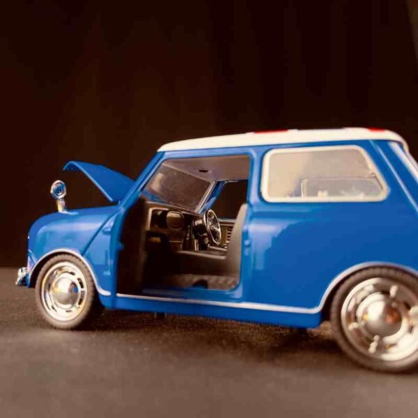 Coche clásico azul de 1967