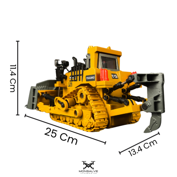 Bulldozer RC 9 CANALES escala 1/20.