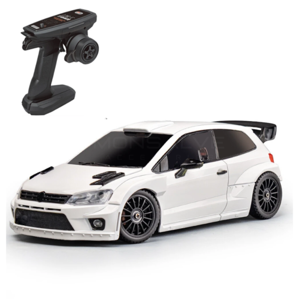 Batería LDRC 2801 7.4V 2s RTR 1/28 2.4G Coche RC 4WD Drift 7.4V Alta Velocidad para POLO R Luz LED Vehículos de Carreras Proporcionales en Carretera Modelos Juguetes - White One Battery