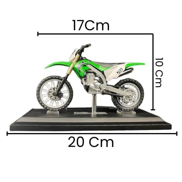 Moto a Escala Kawasaki KX450 medidas