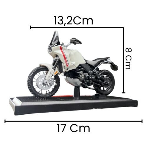 Ducati Desert X a Escala 1:18 Medidas