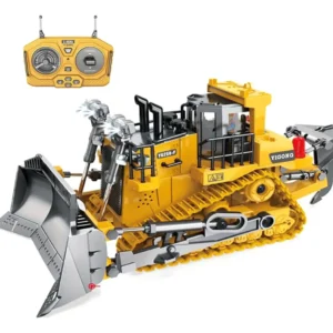 Bulldozer RC 9 CANALES escala 1/20.