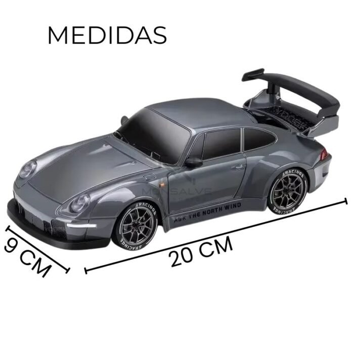 Porsche a escala 1:24 drift 4x4 Medidas porsche