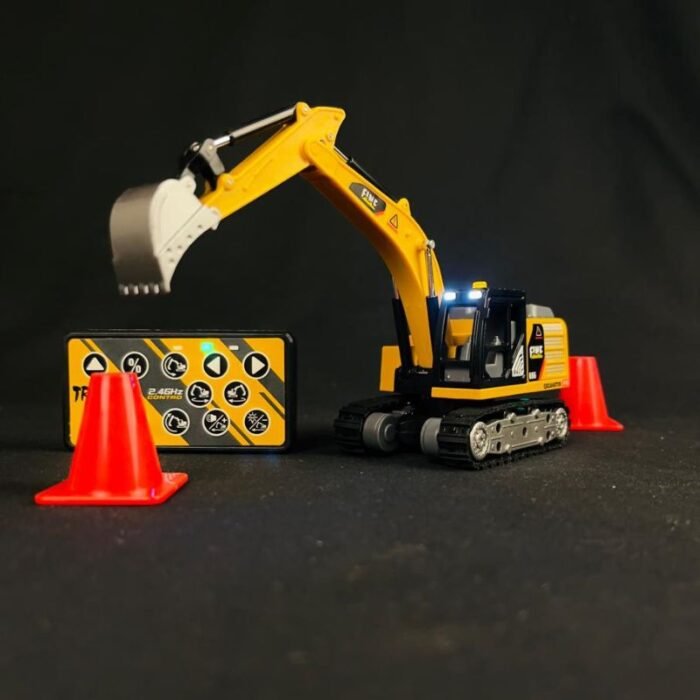 Mini Excavadora a Control Remoto 1:64