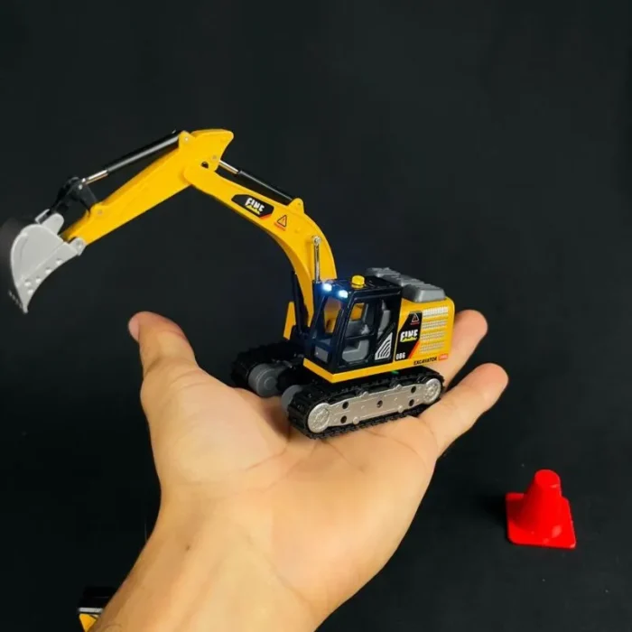 excavadora mini escala 1:64