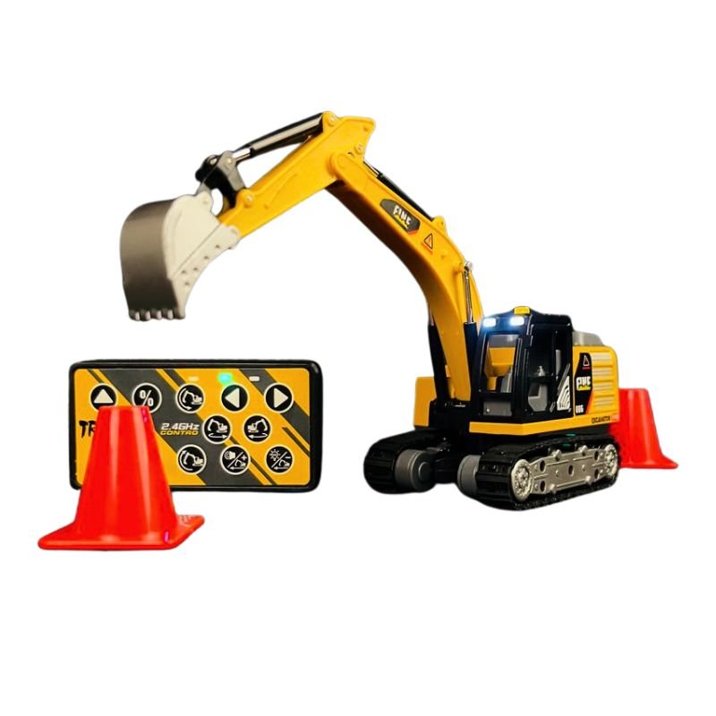 excavadora mini escala 1:64