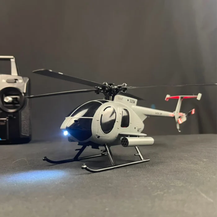 Helicóptero RC Hughes MD530 – Réplica a Escala con Estabilización 6 Ejes y Altitud Barométrica