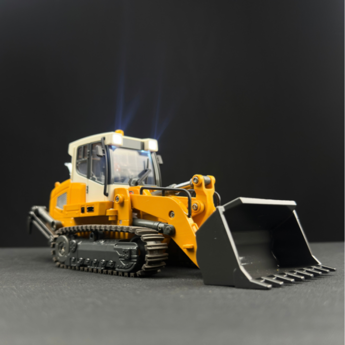 Bulldozer YIGONG Escala 1/50 a Control Remoto – Oruga de Aleación con Cucharón Móvil
